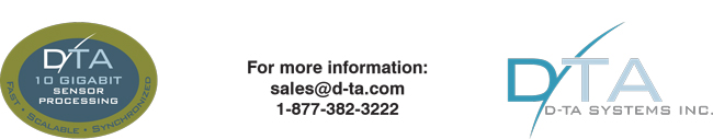 For more information: sales@dtatest.com or 1-877-382-3222